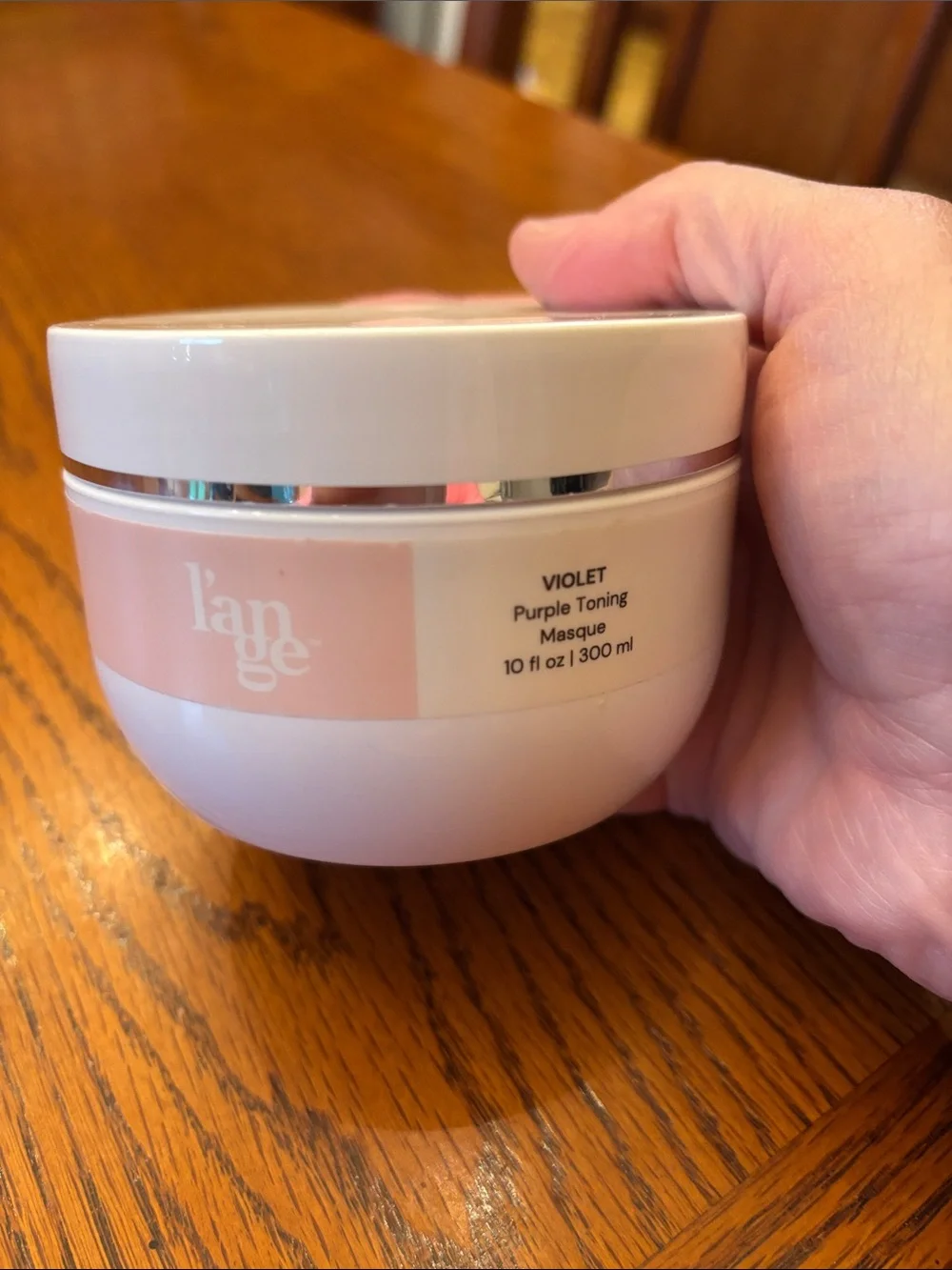 Lange Violet Purple Toning Masque - Pink & White Jar